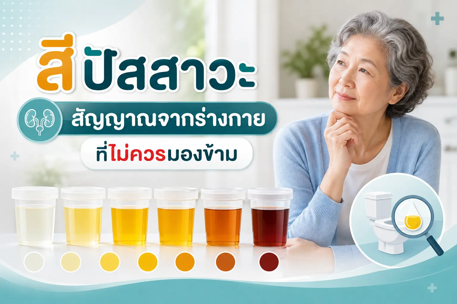 สีปัสสาวะ สัญญาณเตือนจากร่างกาย